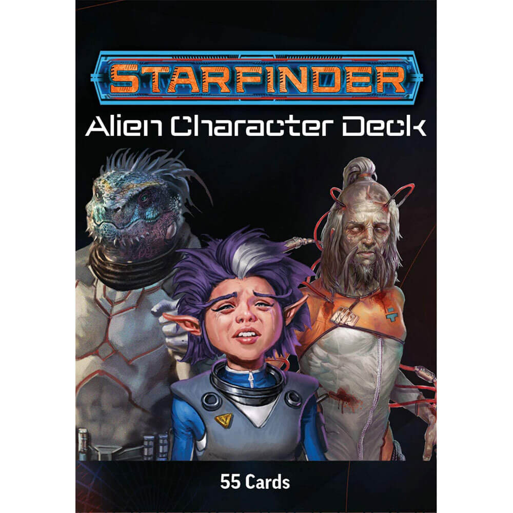 Starfinder Roleplaying Games Alien Character Deck