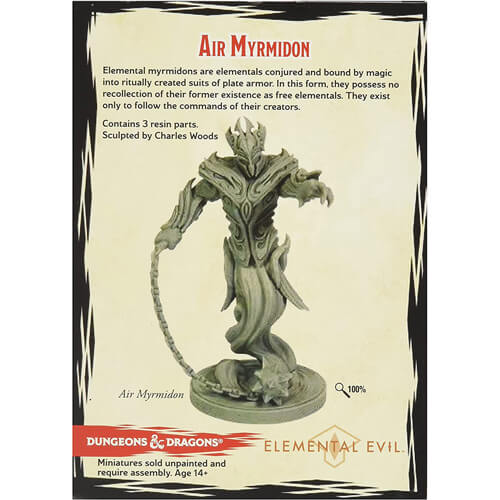 D&D Collectors Series Miniatures Elemental Evil Air Myrmidon
