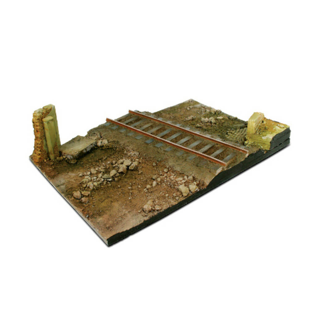 Vallejo Scenics Bases 1/35 Country Road Cross Diorama Base