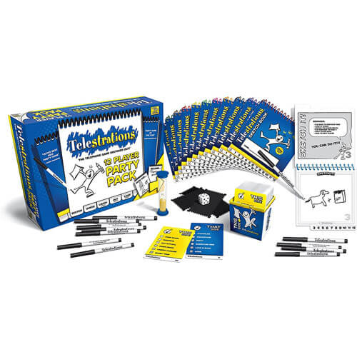 Telestrations 12 Player Board Game Party Pack