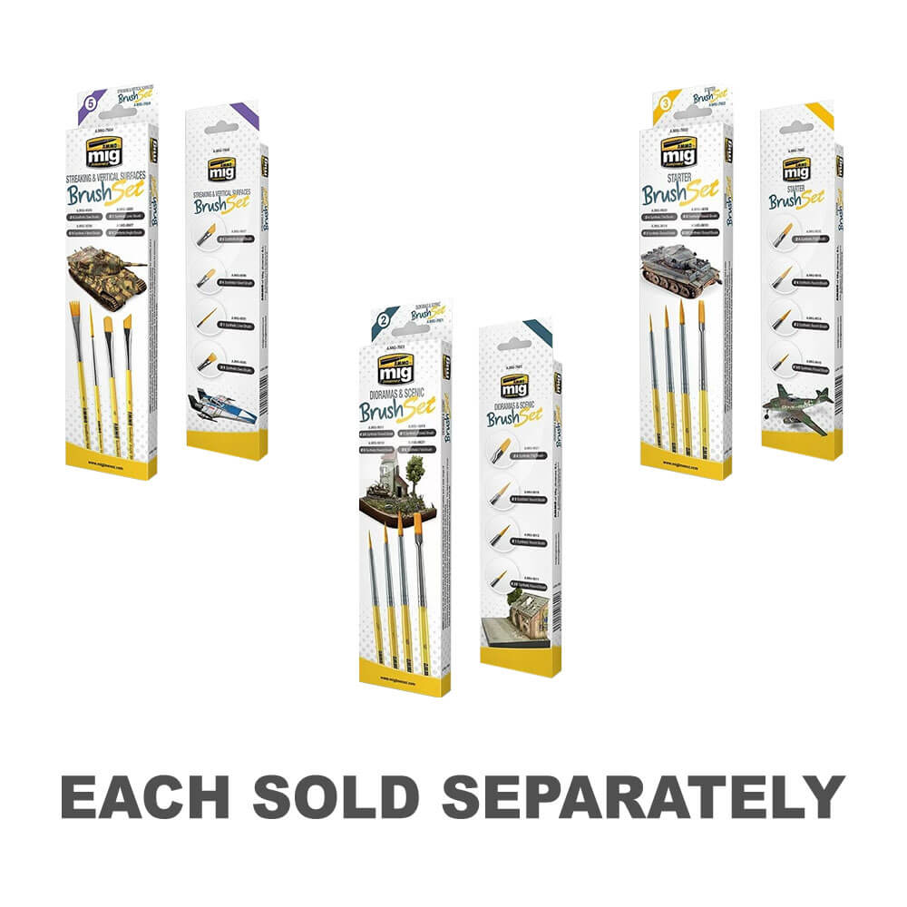 Ammo by MIG Brushes Set