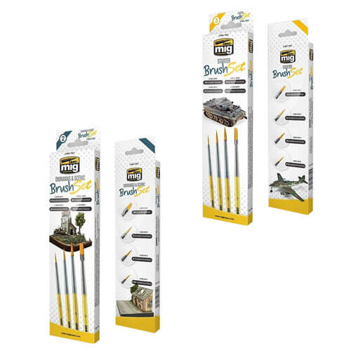 Ammo by MIG Brushes Set