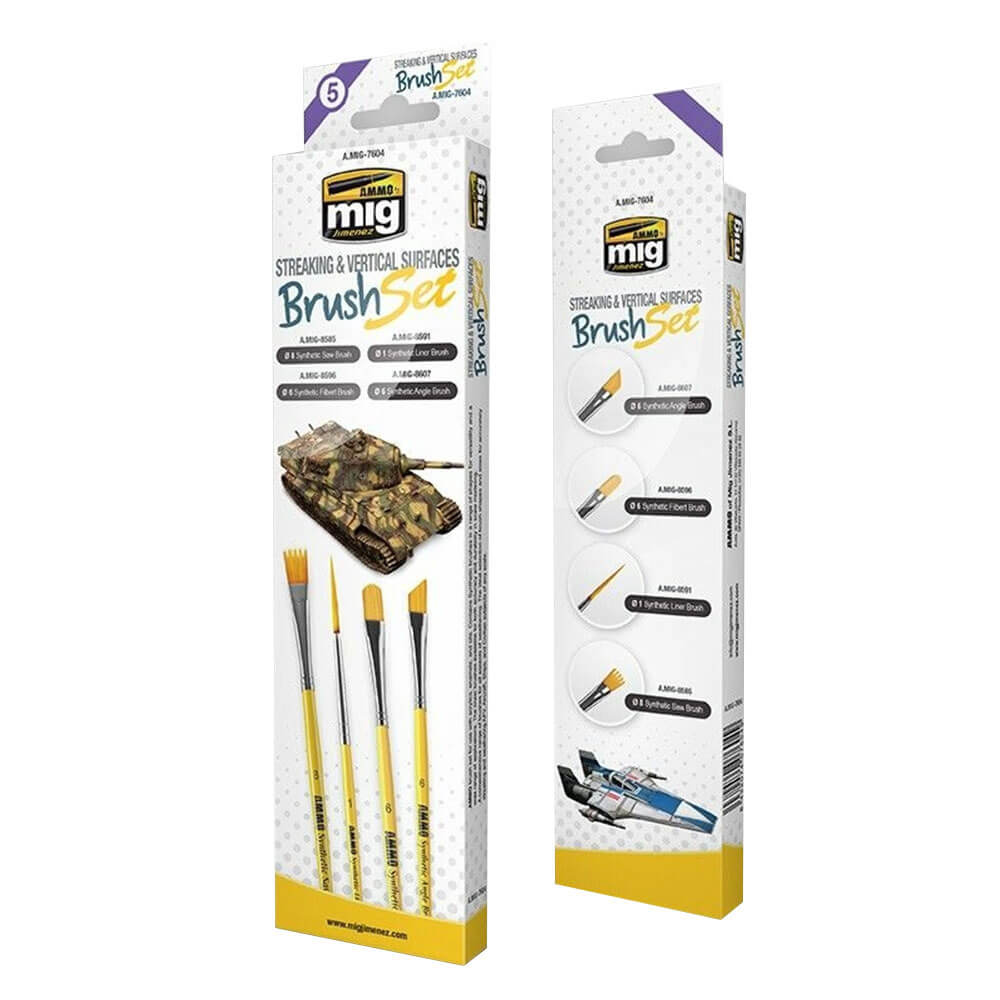 Ammo by MIG Brushes Set