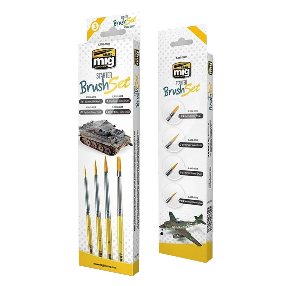 Ammo by MIG Brushes Set