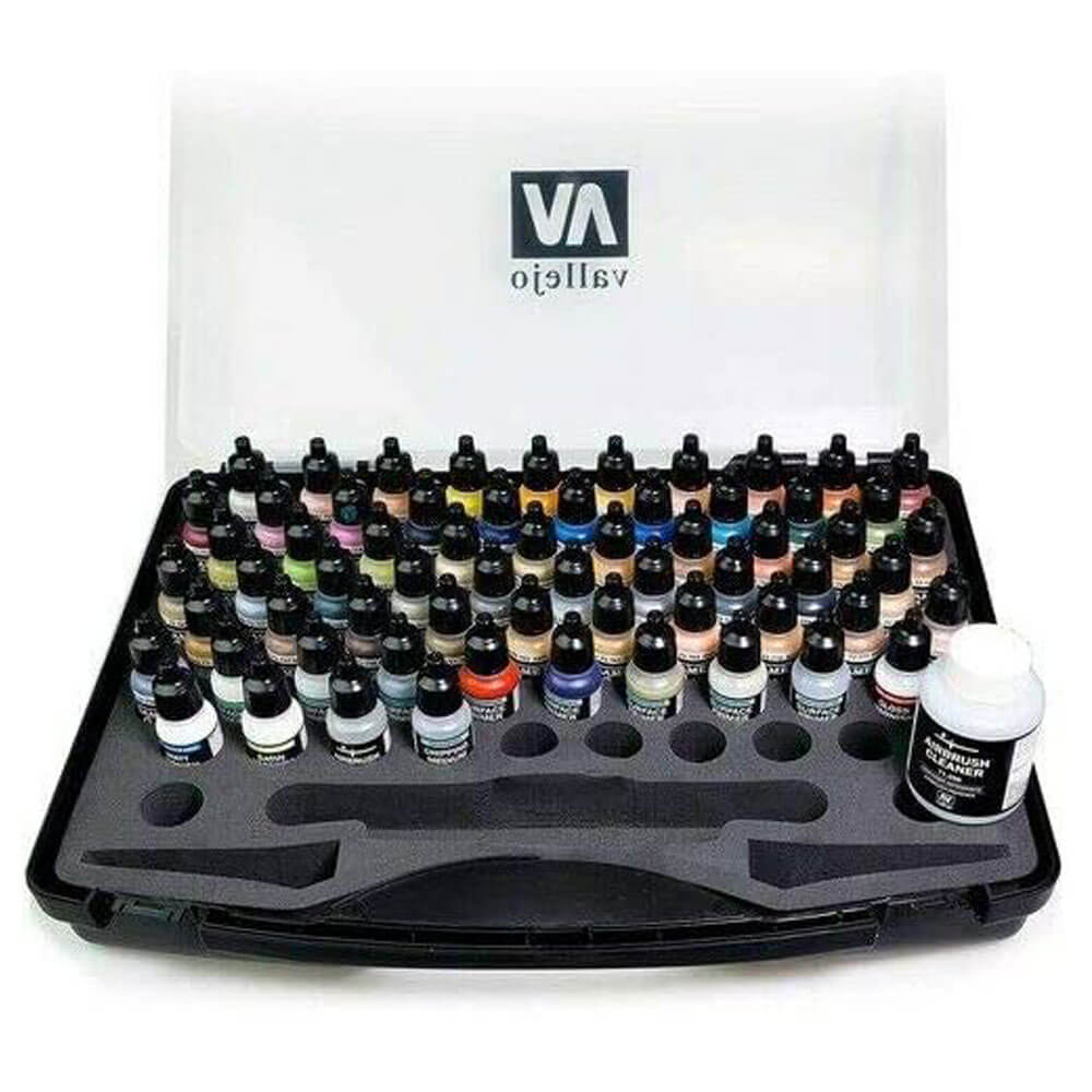Vallejo Game Air Basic Colours with Plastic Case