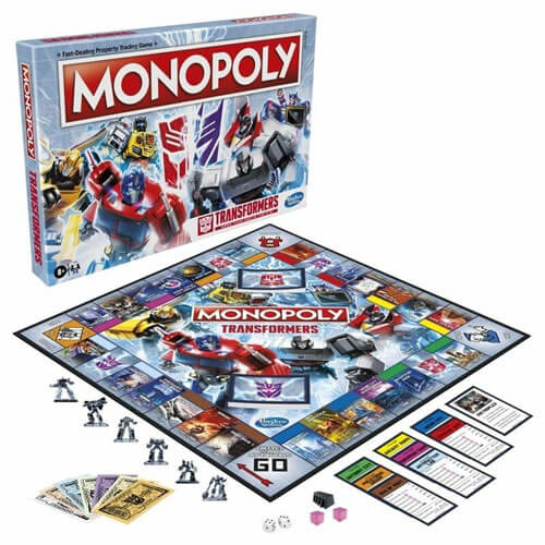 Monopoly Transformers Board Game