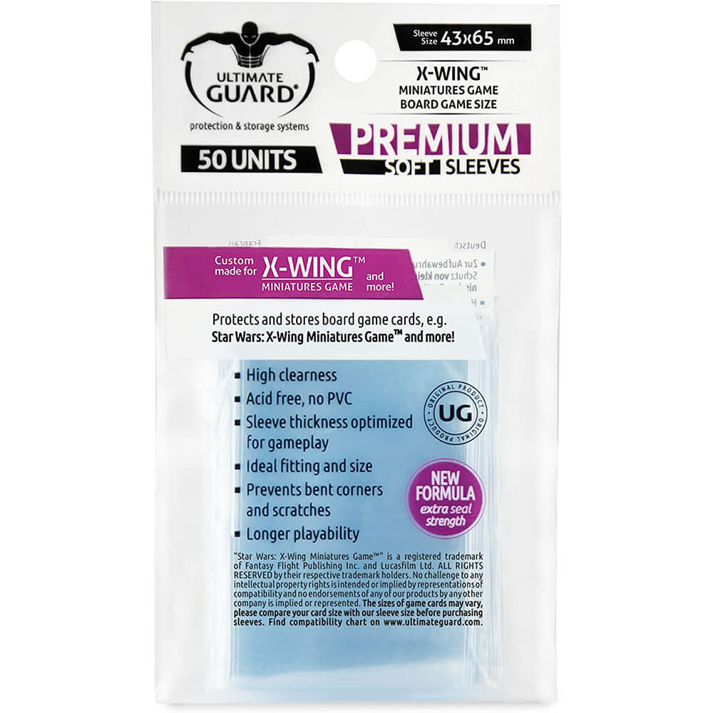 Ultimate Guard Premium Card Soft Sleeves X-Wing 50pk