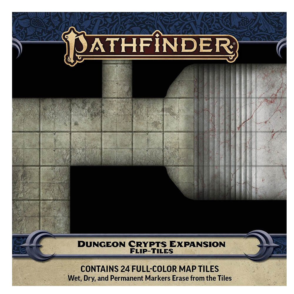 Pathfinder Accessories Dungeon Crypts Flip Tiles Expansion