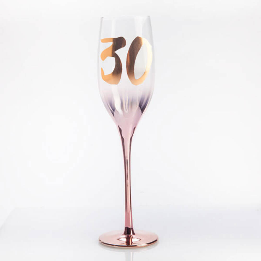 Birthday Blush Champagne Glass