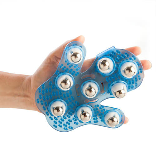 Blue Massage Glove