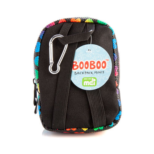 Black Rainbow Hearts BooBoo Backpack Mini