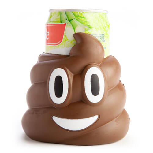 Koolface Smiling Poo Stubby Cooler