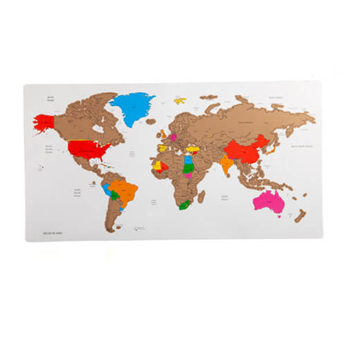 Scratch Me Away Magnetic Travel Map