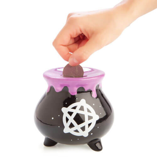 Witches' Brew Cauldron Money Bank