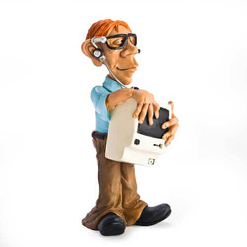 Information Technology Guy Figurine