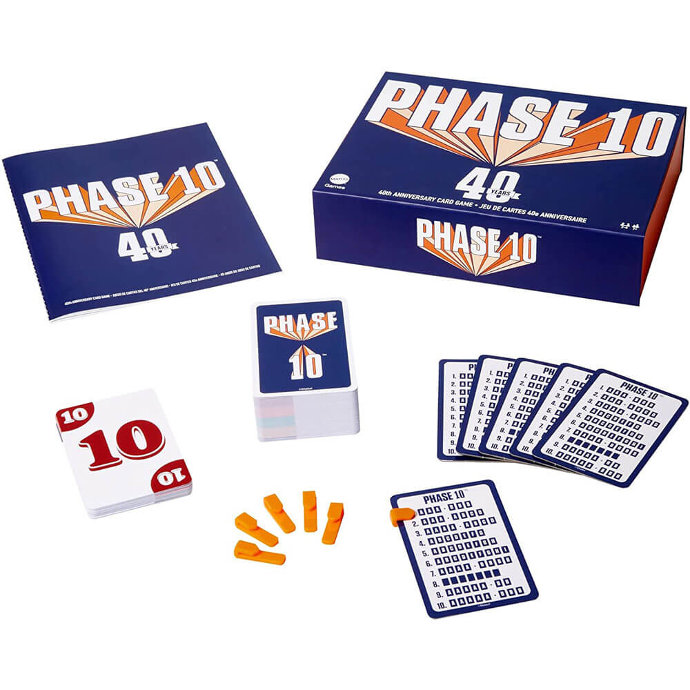 Phase 10 40th Anniversary Edition Game