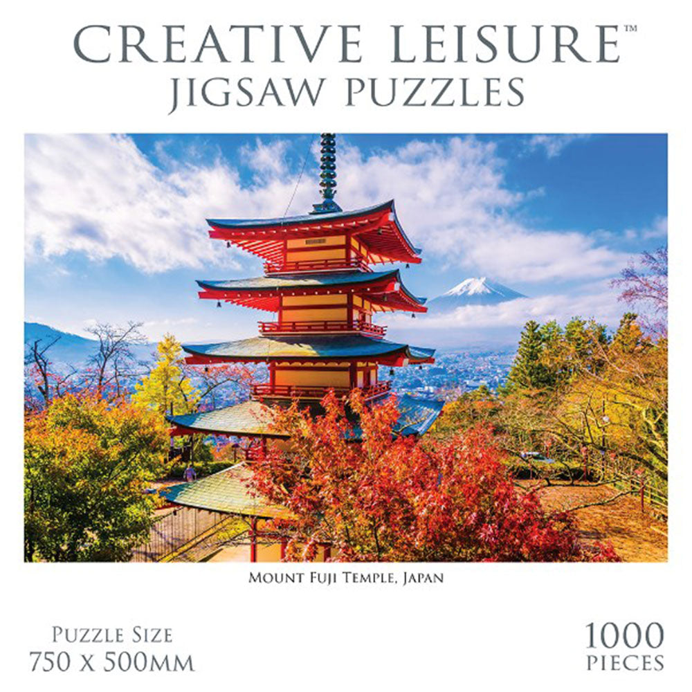 Creative Leisure Mount Fuji Temple Japan Puzzle 1000pc