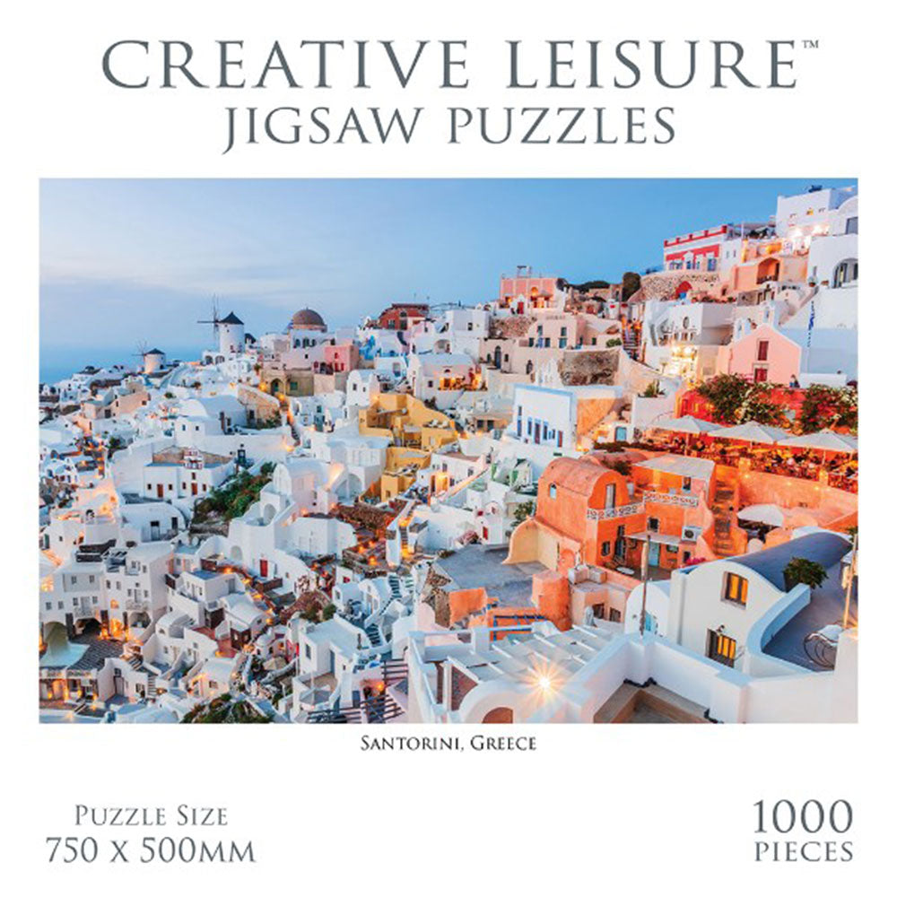 Creative Leisure Santorini Greece Jigsaw Puzzle 1000pc