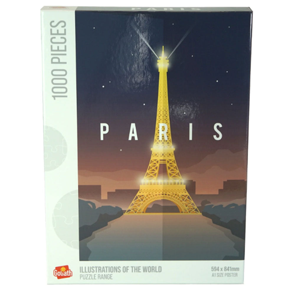 Illustrations of the World Paris France Jigsaw Puzzle 1000pc