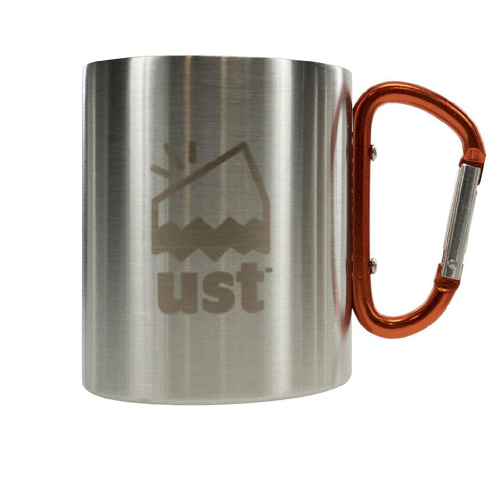 UST Double Wall Steel Mug with Carabiner