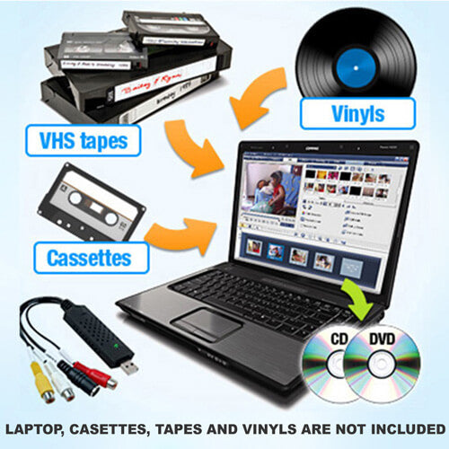 QuickCapture VHS/Tape/Vinyl to DVD/CD Converter