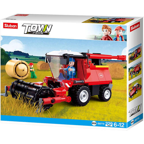 Sluban Building Blocks Town Farm Harvester 229pc
