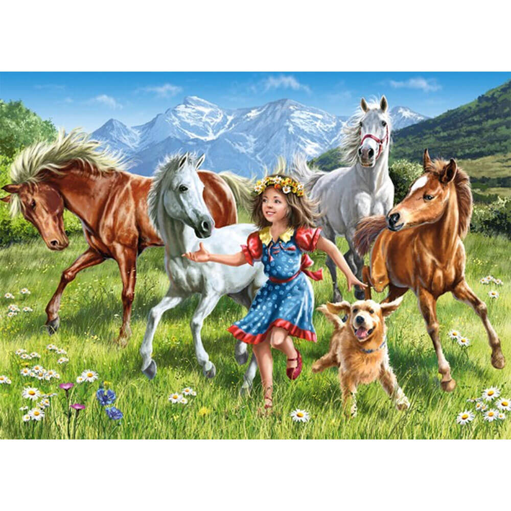 Castorland in a Meadow Jigsaw Puzzle 120pcs