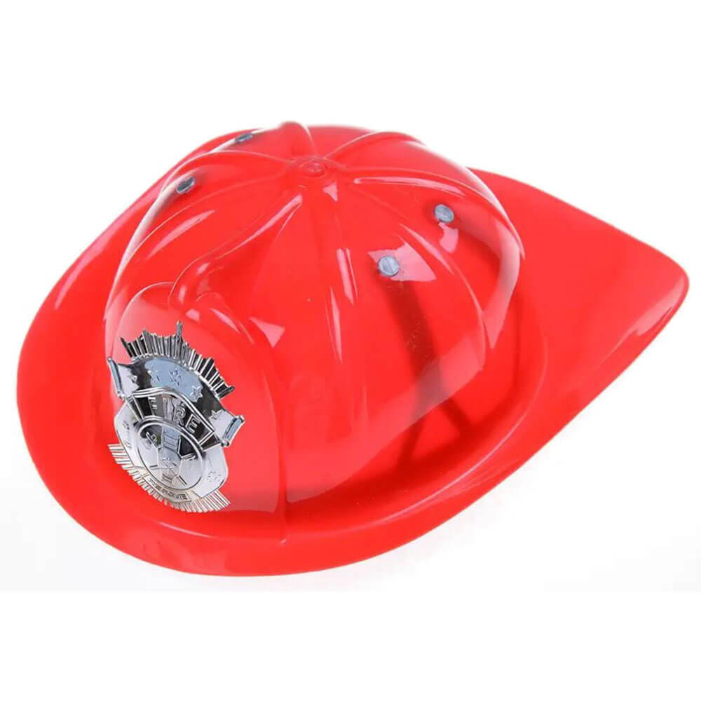 Fireman Helmet with Badge Toy Costume