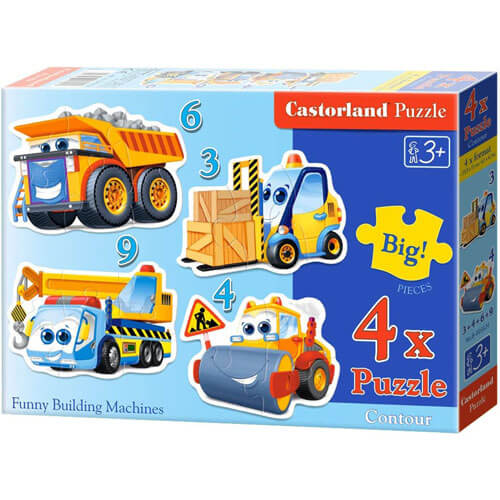 Castorland Funny Building Machines Jigsaw Puzzle