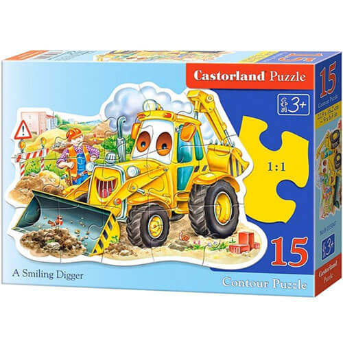 Castorland A Smiling Digger Jigsaw Puzzle 15pcs