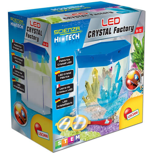 Real Fun Toys Scienza Hi-Tech Crystal Led Factory