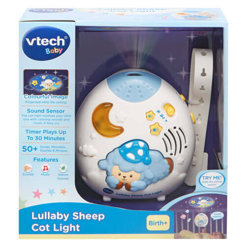 Lullaby Sheep Cot Light (Blue)