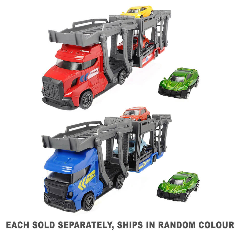 Car Carrier with 3 Cars 29cm (Assortment of 2)