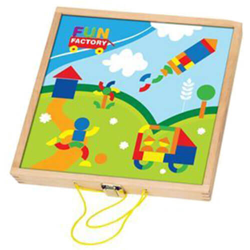 Build a Picture with Magnetic Shapes Educational Set