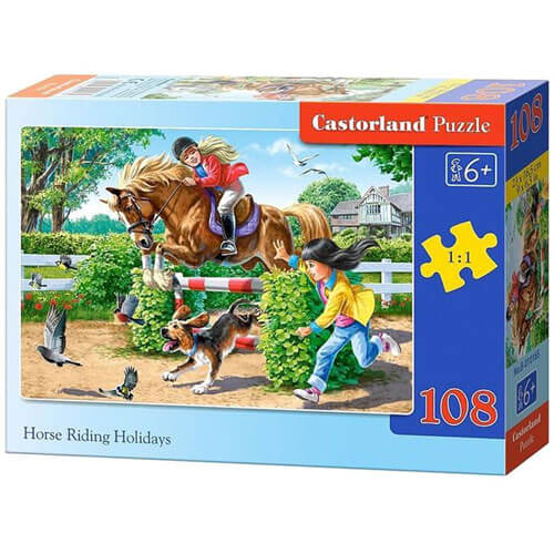 Castorland Horse Riding Holidays Jigsaw Puzzle 108pcs