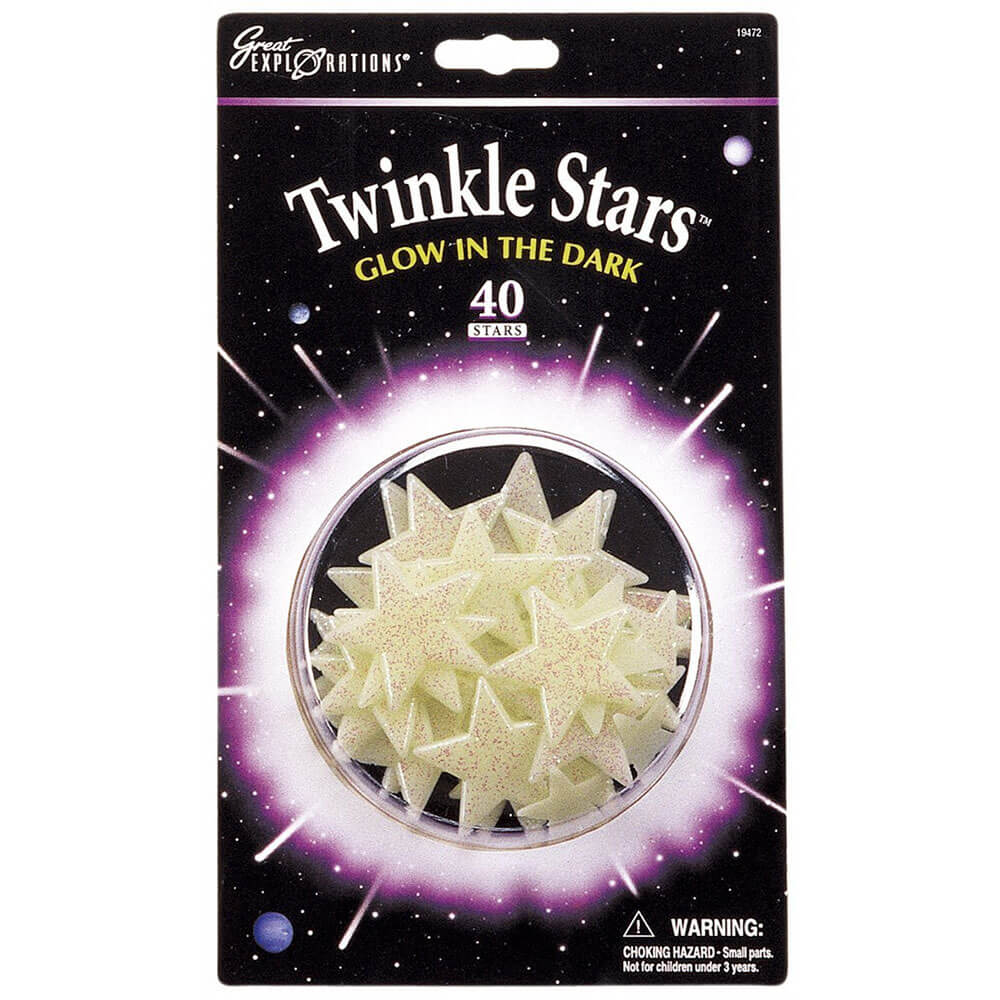 Glowing Twinkle Stars 40pcs