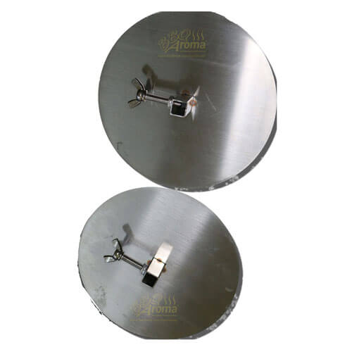 Outdoor Magic 10mm Stainless Steel Gyros Plates (Set of 2)