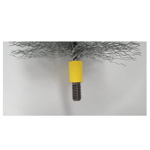FireUp 4.5" Gal Crimp Wire Pull Thru Head for Flue Brush Kit