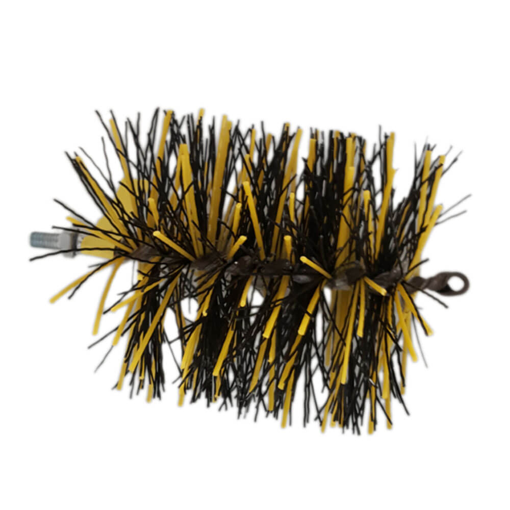 FireUp 40cm Poly/Steel Strap Pro Black Flue Brush (16" Dia.)