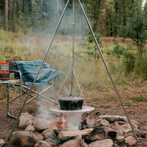 Outdoor Magic Tripod Camping Grill
