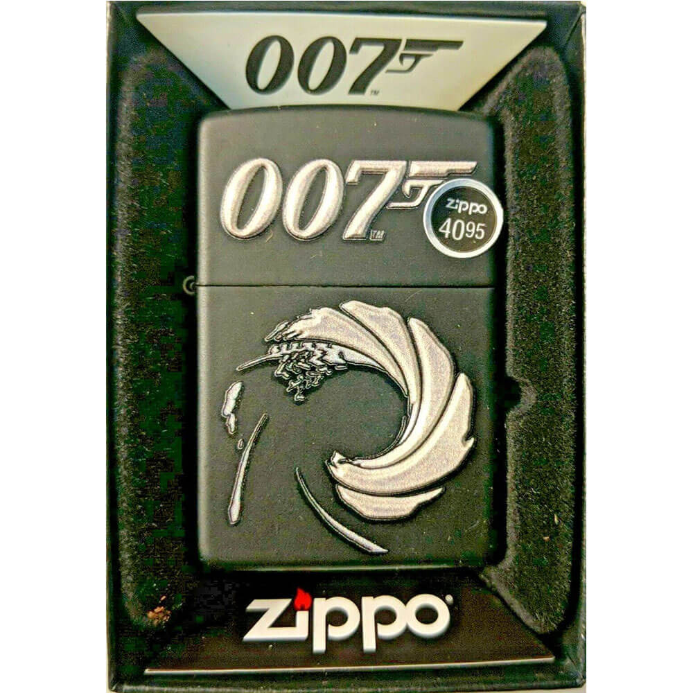 Zippo James Bond Matte Texture Print Lighter