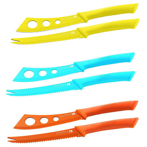 Scanpan Spectrum Cheese Knife Set