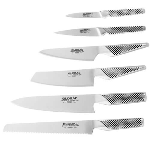 Global Knives Kabuto Knife Block Set (7pcs)