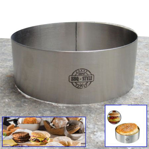 Gefu BBQ Stainless Steel Burger Ring Mould
