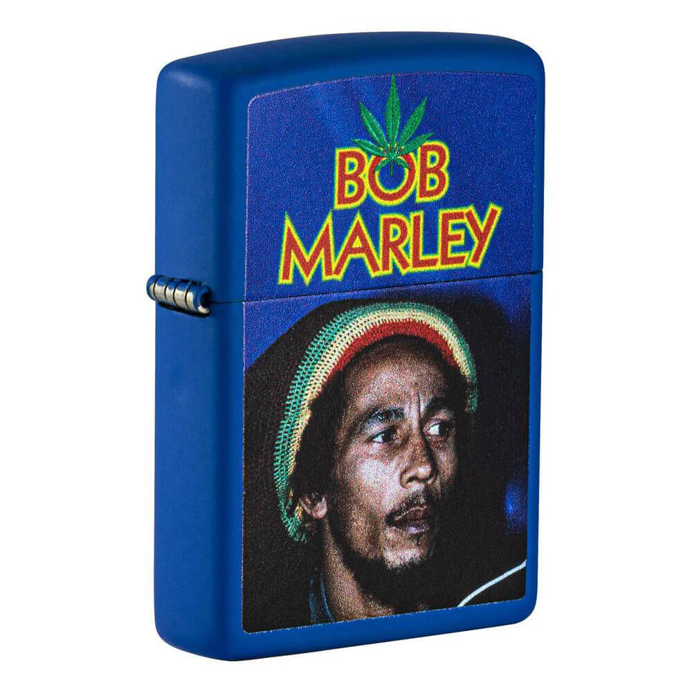 Zippo Bob Marley Royal Blue Matte Lighter