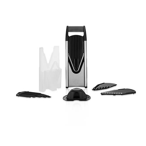 Borner V6 S/Steel Mandoline Slicer Set (Black)