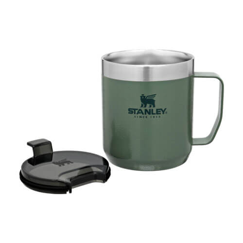 Stanley Classic Camp Vacuum Mug Hammertone 350mL (Green)