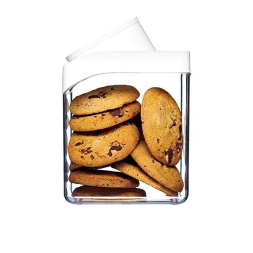 ClickClack Pantry Stack and Seal Store All (White/4200mL)
