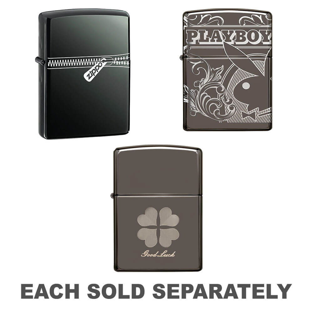 Zippo Ice Finish Lighter (Black)