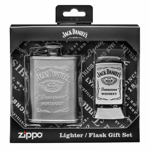 Zippo Jack Daniels Flask & Lighter Gift Set